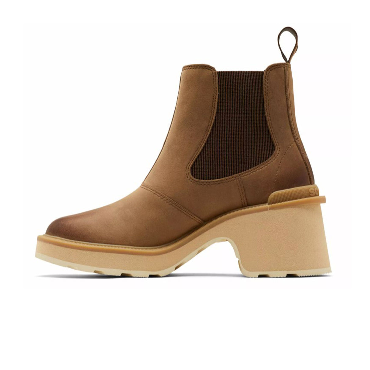 Sorel Hi-Line Heeled Chelsea Boot (Women) - Umber/Ceramic Boots - Fashion - Chelsea - The Heel Shoe Fitters