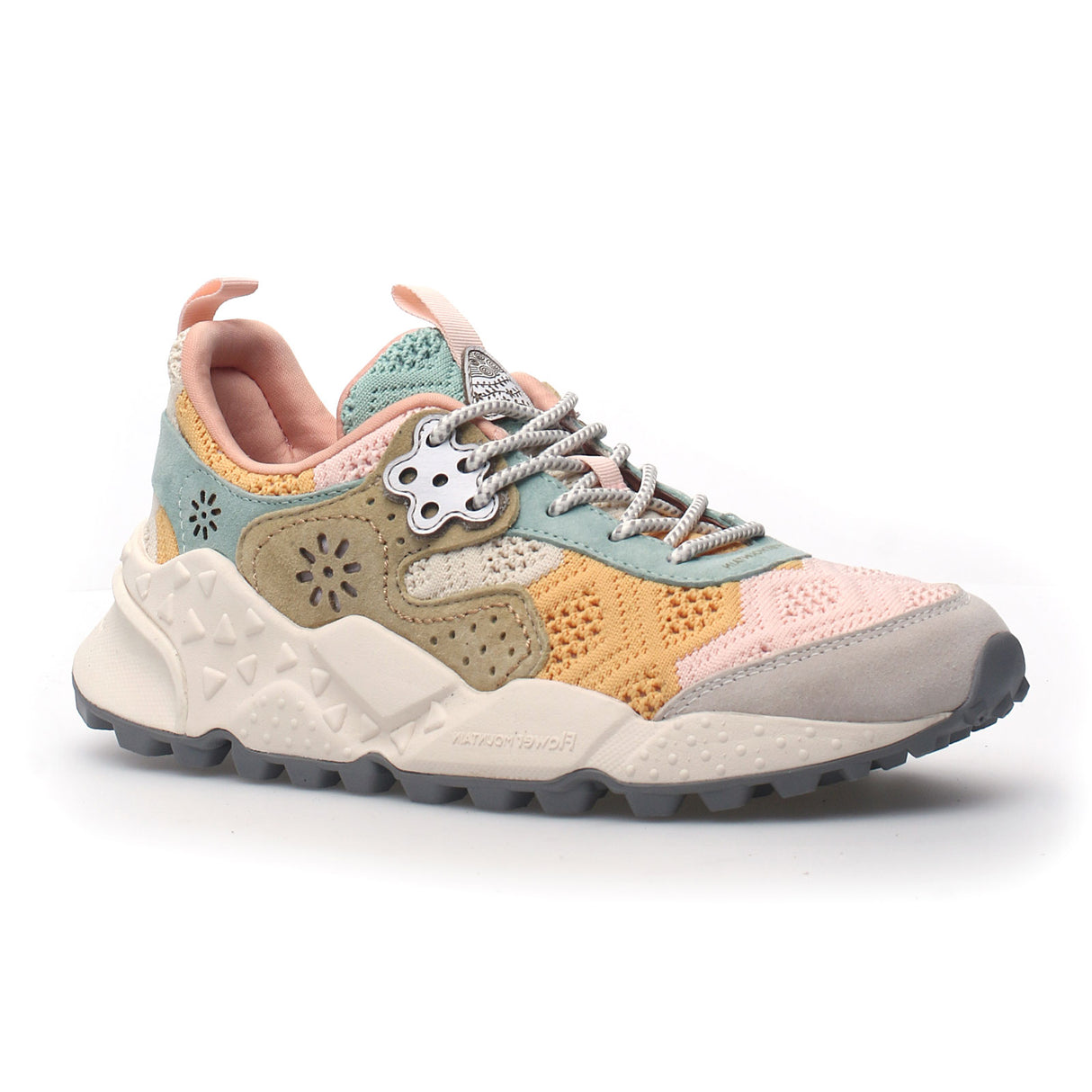 Flower Mountain Kotetsu Sneaker (Women) - Taupe/Green Athletic - Casual - Lace Up - The Heel Shoe Fitters