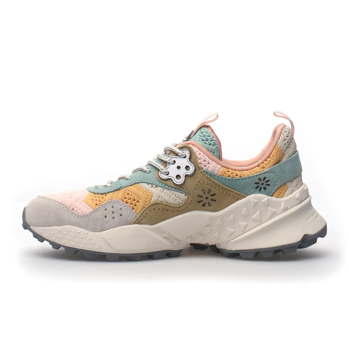 Flower Mountain Kotetsu Sneaker (Women) - Taupe/Green Athletic - Casual - Lace Up - The Heel Shoe Fitters