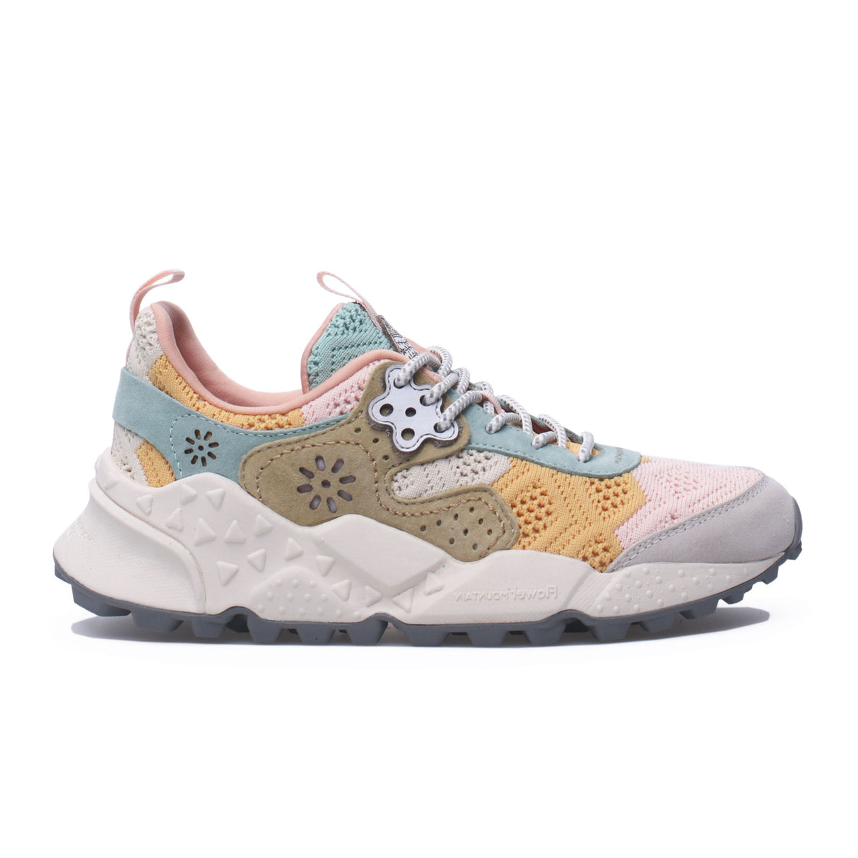 Flower Mountain Kotetsu Sneaker (Women) - Taupe/Green Athletic - Casual - Lace Up - The Heel Shoe Fitters