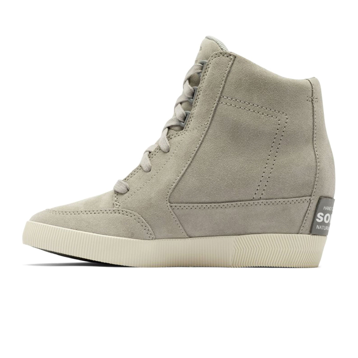 Sorel Out N About Lace Wedge Ankle Boot (Women) - Dove/Quarry Dress-Casual - Heels - The Heel Shoe Fitters