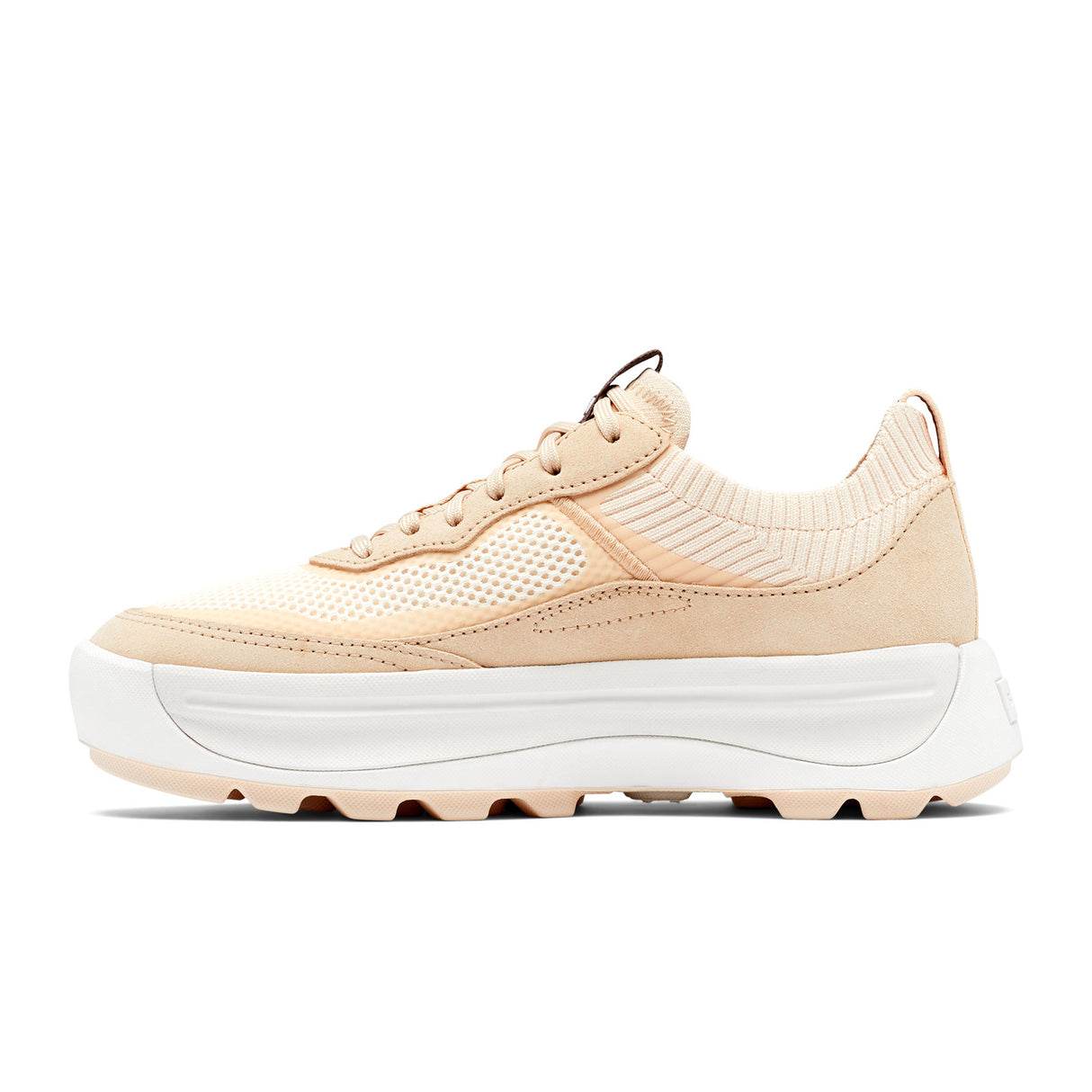 Sorel Out 'N About 503 Knit Low Sneaker (Women) - White Peach/Nova Sand Athletic - Athleisure - The Heel Shoe Fitters