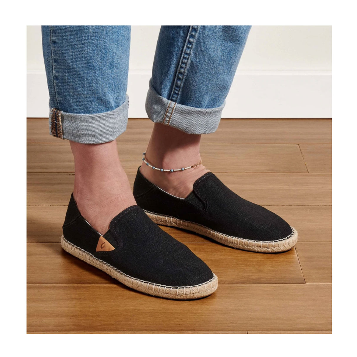 OluKai Kaula Pa'a Kapa (Women) - Lava Rock/Lava Rock Dress-Casual - Slip On - The Heel Shoe Fitters