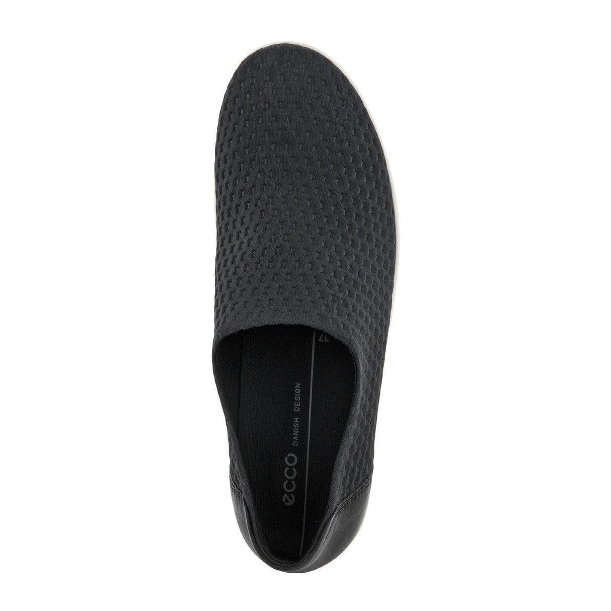ECCO Soft 2.0 Slip On (Women) - Black/Black Dress-Casual - Slip On - The Heel Shoe Fitters
