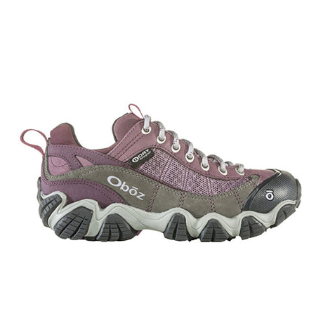 Oboz Firebrand II Low B-DRY Hiking Shoe (Women) - Lilac Hiking - Low - The Heel Shoe Fitters
