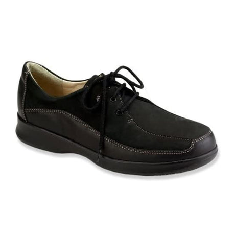 Finn Comfort Acapulco Lace Up (Women) - Black Nappa Dress-Casual - Lace Ups - The Heel Shoe Fitters