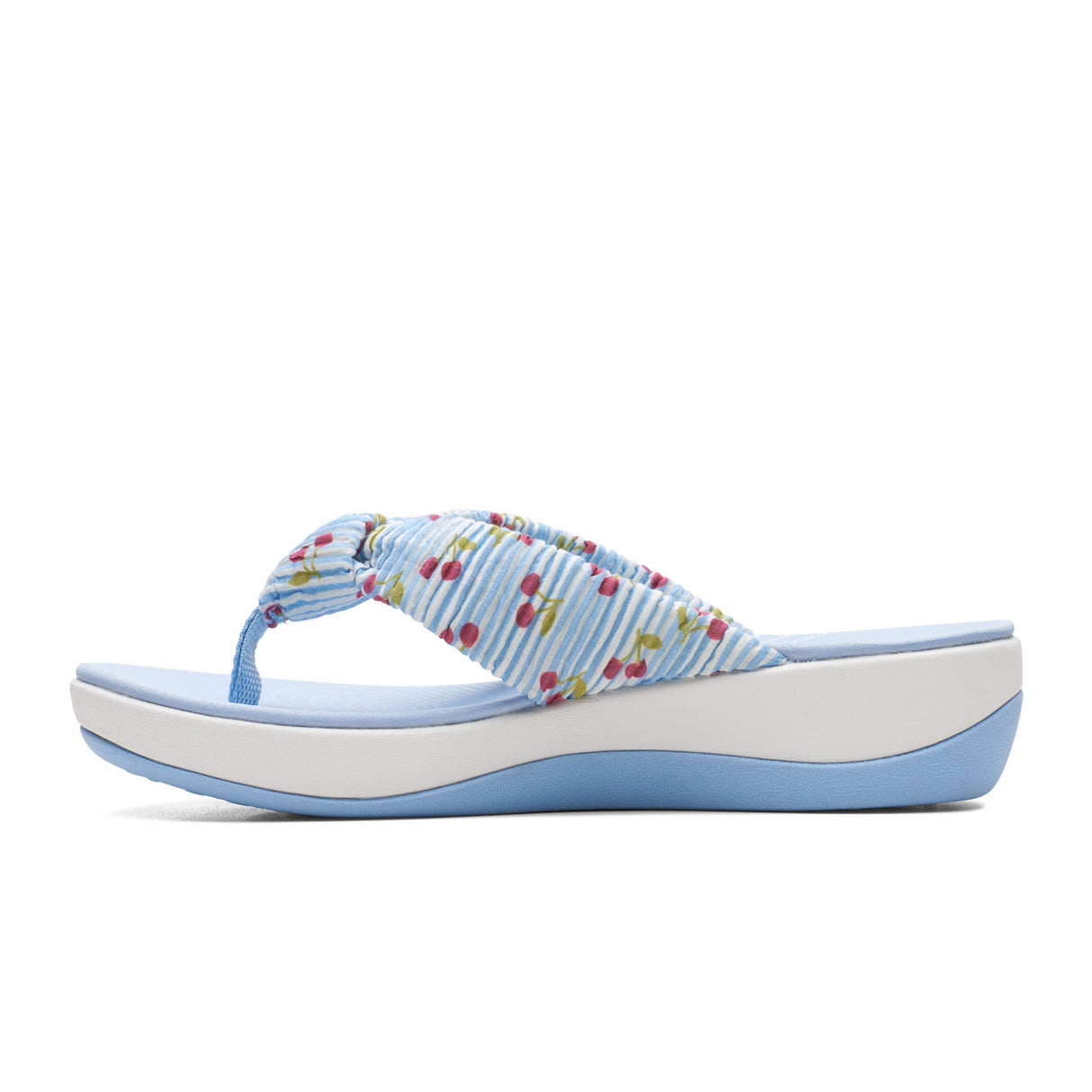 Clarks Arla Glison Sandal (Women) - Blue Synthetic Sandal - Thong - The Heel Shoe Fitters