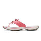 Clarks Brinkley Flora Thong Sandal (Women) - Bright Coral Sandals - Thong - The Heel Shoe Fitters