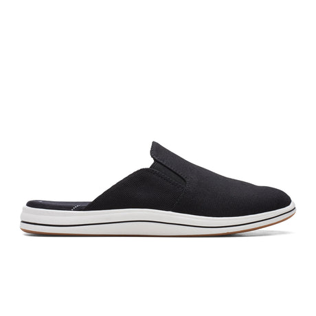 Clarks Breeze Shore Slide (Women) - Black Dress-Casual - Slip Ons - The Heel Shoe Fitters