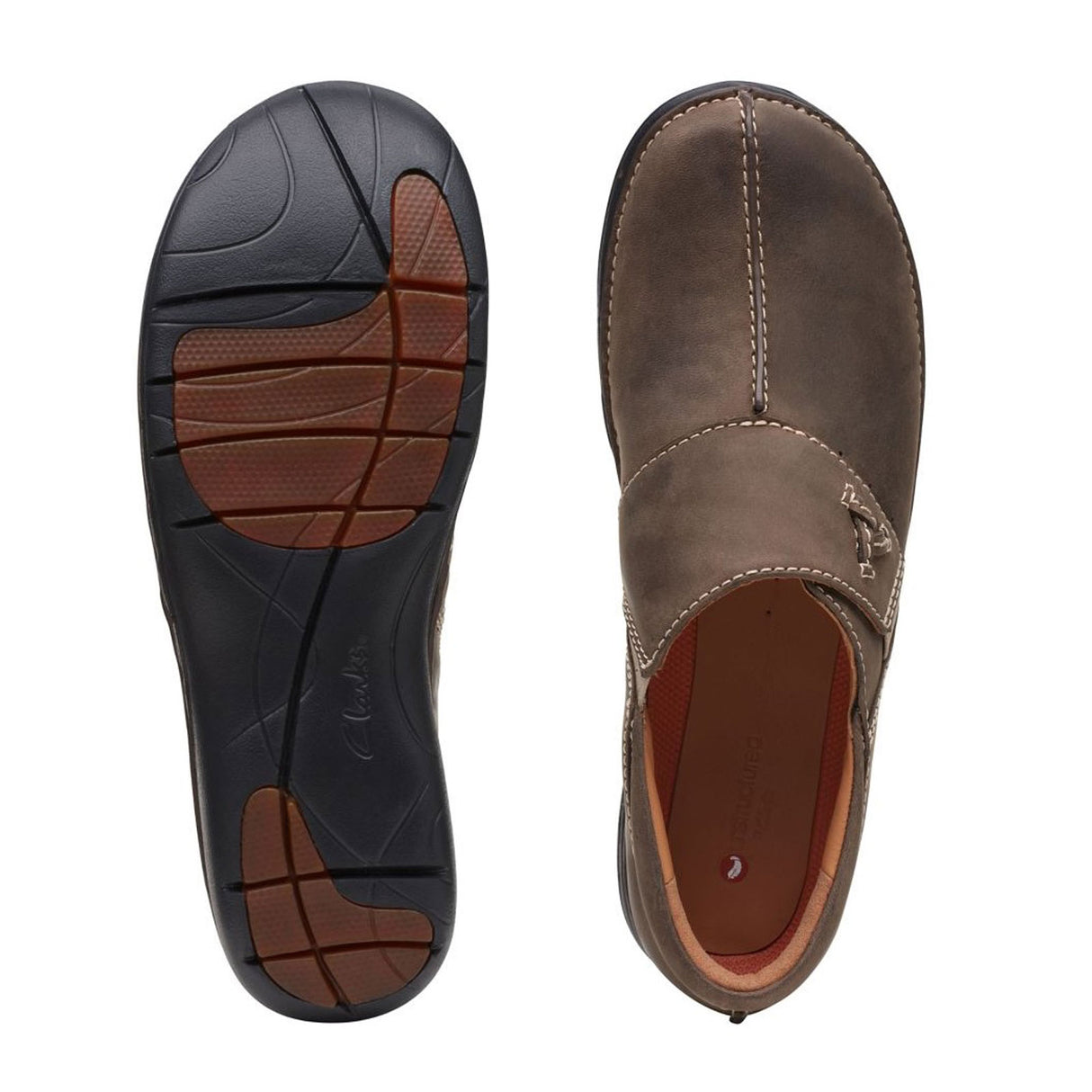 Clarks Un Loop Ave Slip On (Women) - Taupe Dress-Casual - Slip On - The Heel Shoe Fitters