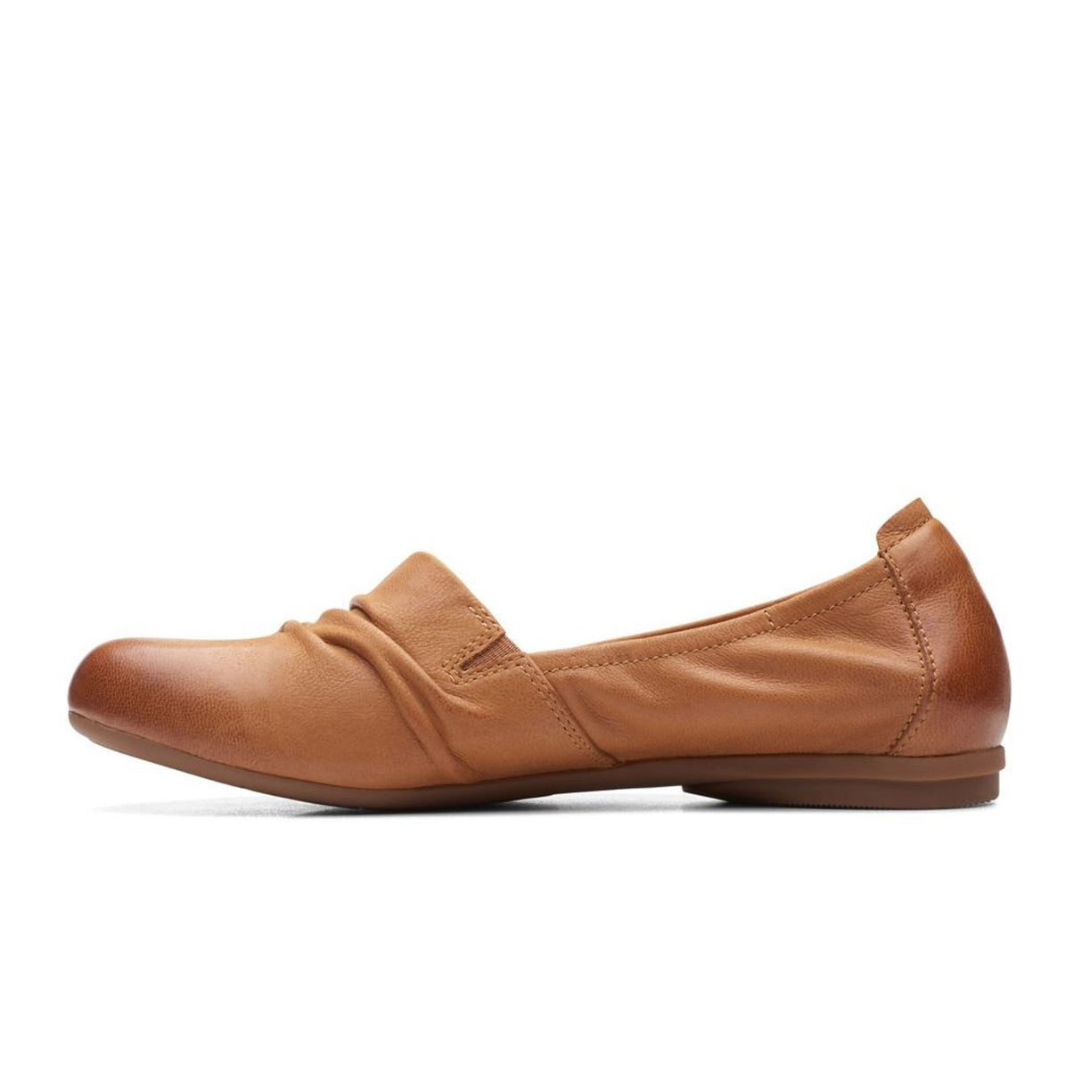 Clarks Rena Way Slip On Loafer (Women) - Tan Dress-Casual - Flat - The Heel Shoe Fitters