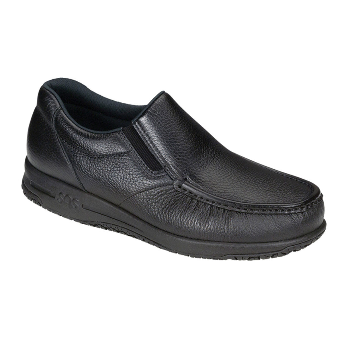 SAS Navigator SR Slip On (Men) - Black Dress-Casual - Slip On - The Heel Shoe Fitters