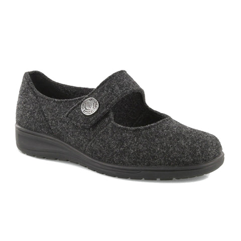 Solidus Kate Wide Mary Jane (Women) - Schwarz Dress-Casual - Mary Janes - The Heel Shoe Fitters