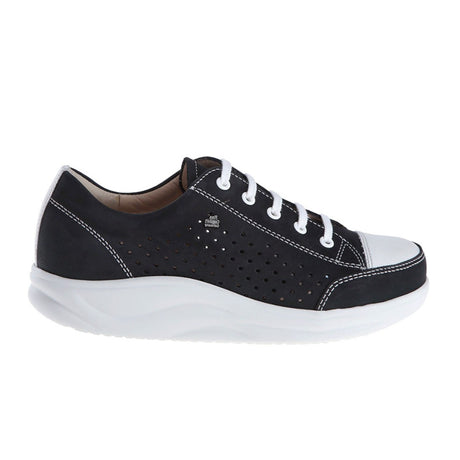 Finn Comfort Ceylon Sneaker (Women) - Schwarz/Jasmin Dress-Casual - Lace Ups - The Heel Shoe Fitters