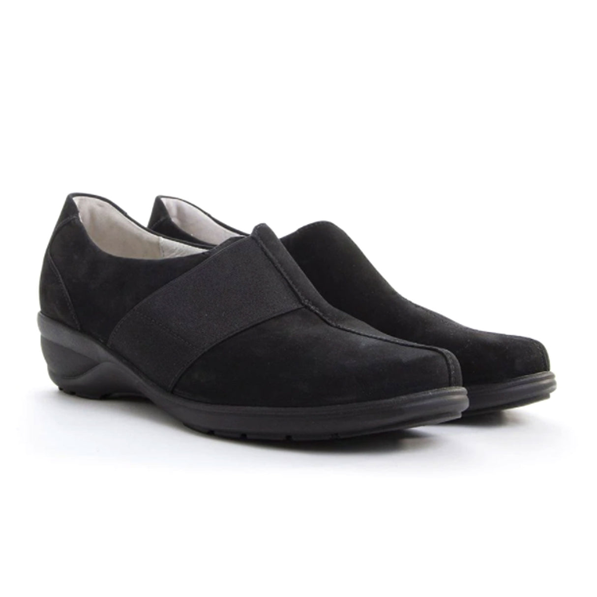 Waldlaufer Fame 305502 Slip On (Women) - Black Dress-Casual - Slip On - The Heel Shoe Fitters