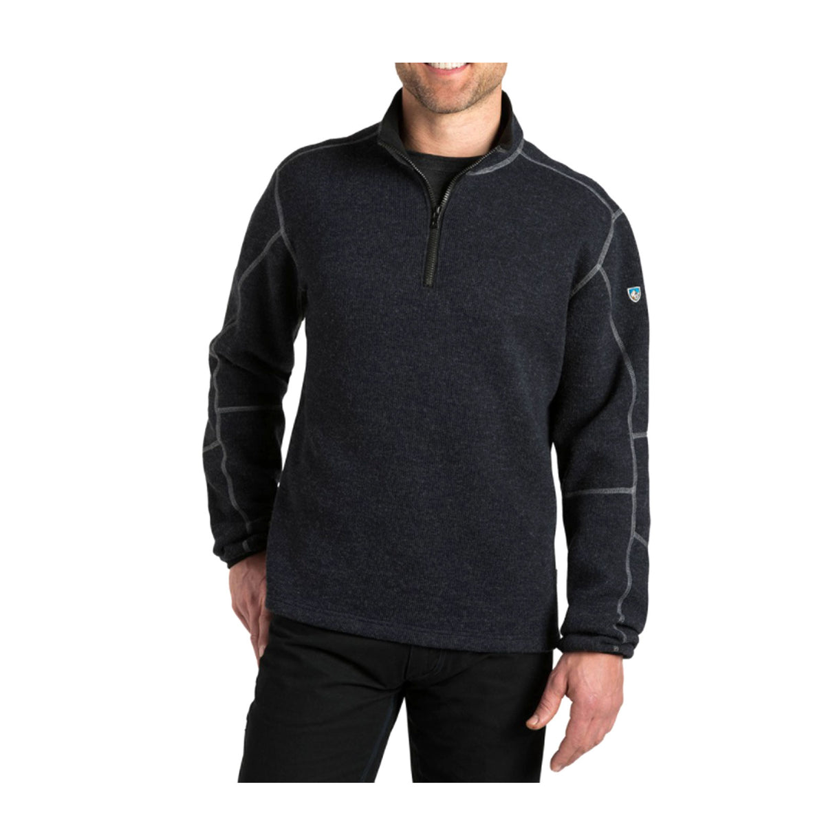 Kuhl Thor 1/4 Zip Fleece Sweater (Men) - Pirate Blue Apparel - Top - Long Sleeve - The Heel Shoe Fitters