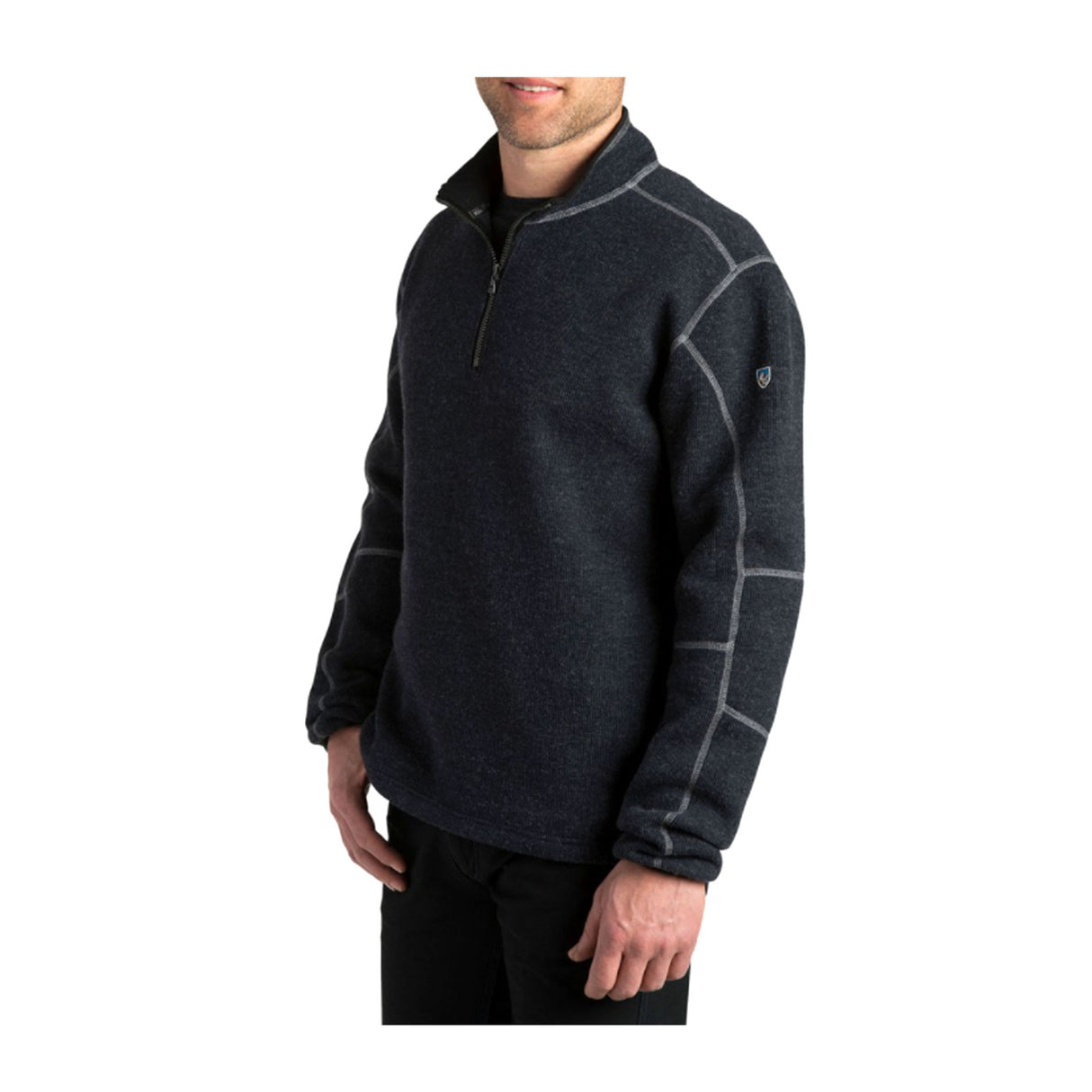 Kuhl Thor 1/4 Zip Fleece Sweater (Men) - Pirate Blue Apparel - Top - Long Sleeve - The Heel Shoe Fitters
