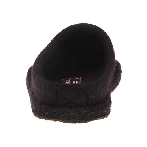 Haflinger Jack Slipper (Women) - Black Dress-Casual - Slipper - The Heel Shoe Fitters
