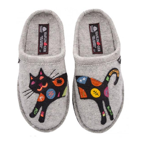 Haflinger Sassy Slipper (Women) - Silver Grey Dress-Casual - Slippers - The Heel Shoe Fitters