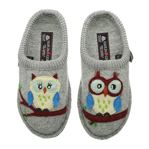 Haflinger Olivia Slipper (Women) - Silver Grey Dress-Casual - Slipper - The Heel Shoe Fitters