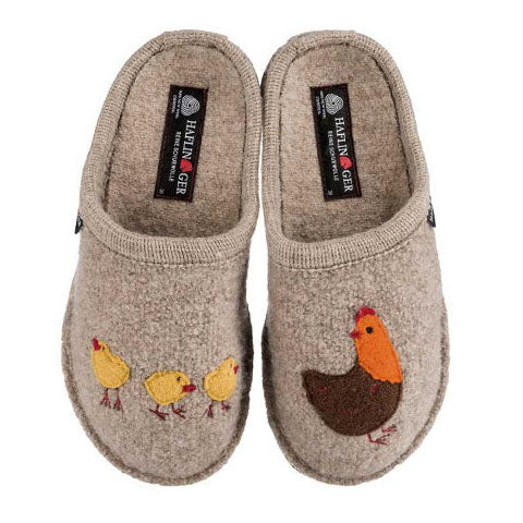 Haflinger Gallina Slipper (Women) - Natural Dress-Casual - Slippers - The Heel Shoe Fitters