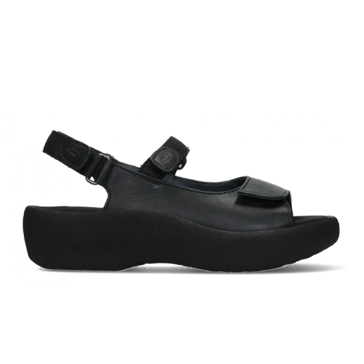Wolky Jewel Backstrap Sandal (Women) - Black Leather Sandal - Backstrap - The Heel Shoe Fitters