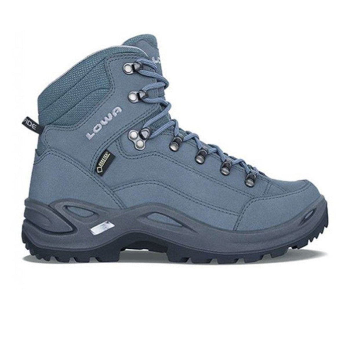 Lowa Renegade GTX Mid HIking Boot (Women) - Grey/Blue Boots - Hiking - Mid - The Heel Shoe Fitters
