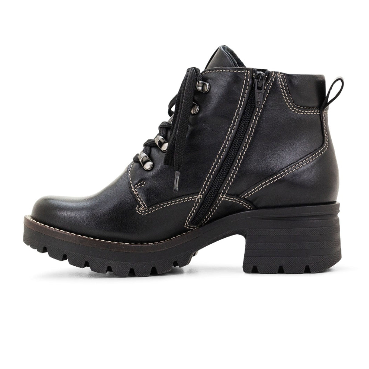 Dromedaris Karlie Ankle Boot (Women) - Black Boots - Casual - Mid - The Heel Shoe Fitters