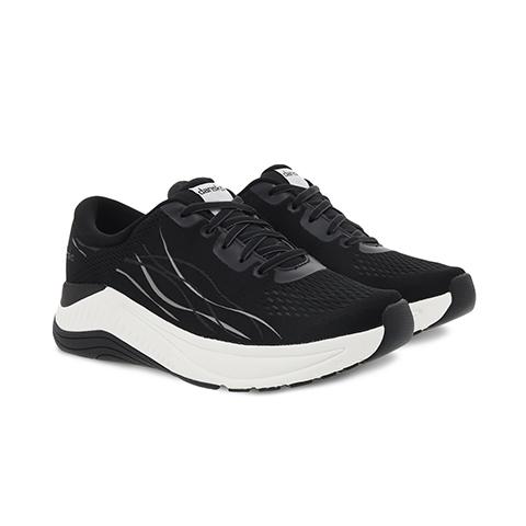 Dansko Pace Walking Shoe (Women) - Black Mesh Athletic - Walking - The Heel Shoe Fitters