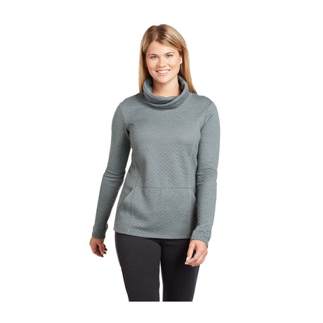 Kuhl Athena Pullover (Women) - Pewter Green Apparel - Top - Long Sleeve - The Heel Shoe Fitters