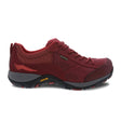 Dansko Paisley Low Hiking Shoe (Women) - Red Burnished Suede Hiking - Low - The Heel Shoe Fitters