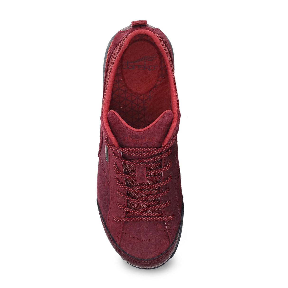 Dansko Paisley Low Hiking Shoe (Women) - Red Burnished Suede Hiking - Low - The Heel Shoe Fitters