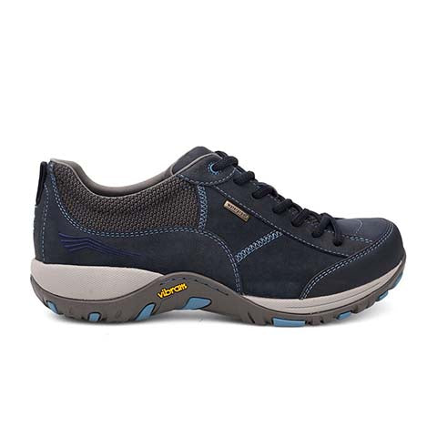 Dansko Paisley Low Hiking Shoe (Women) - Navy Milled Nubuck Hiking - Low - The Heel Shoe Fitters