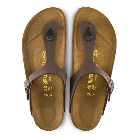 Birkenstock Gizeh Birkibuc Thong Sandal (Women) - Mocha Sandals - Thong - The Heel Shoe Fitters