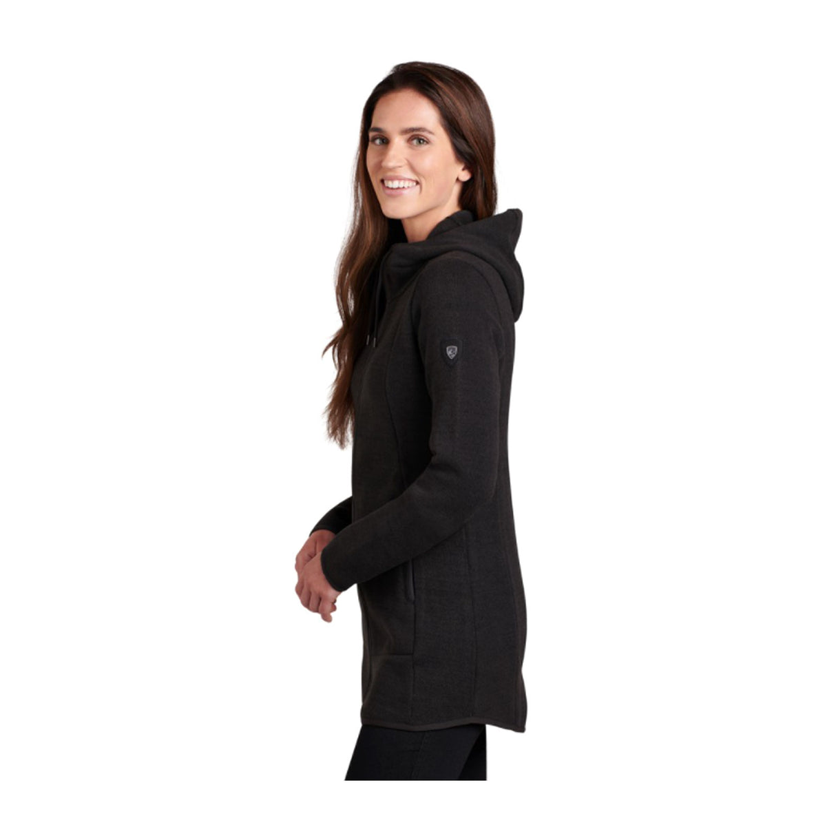 Kuhl Ascendyr Long Hoody (Women) - Black Apparel - Top - Long Sleeve - The Heel Shoe Fitters