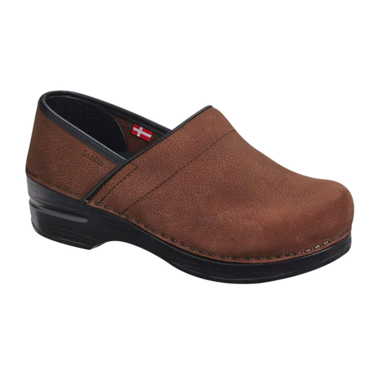 Sanita Professional Smooth Oiled Clog (Women) - Brown Dress-Casual - Clogs & Mules - The Heel Shoe Fitters