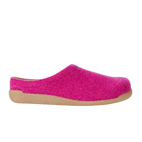 Sanita Lodge Slide Slipper (Women) - Fuchsia Dress-Casual - Slipper - The Heel Shoe Fitters