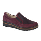 Fidelio Namir Slip On (Women) - Vino Nubuck Dress-Casual - Slip Ons - The Heel Shoe Fitters