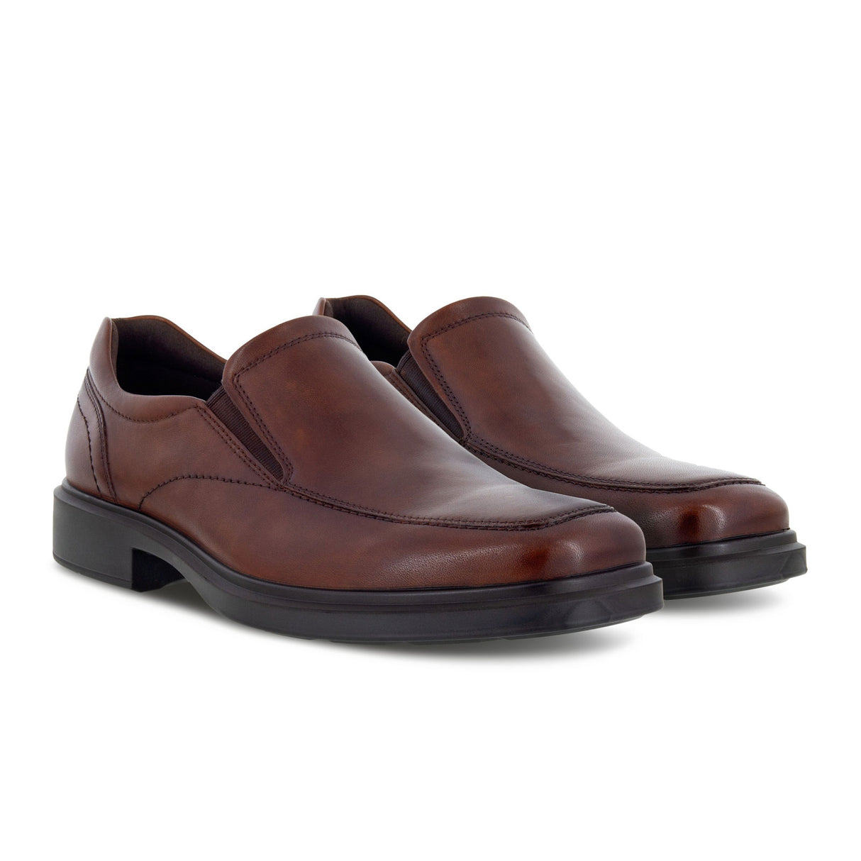 ECCO Helsinki 2.0 Apron Toe Slip On Loafer (Men) - Cognac Dress-Casual - Slip On - The Heel Shoe Fitters