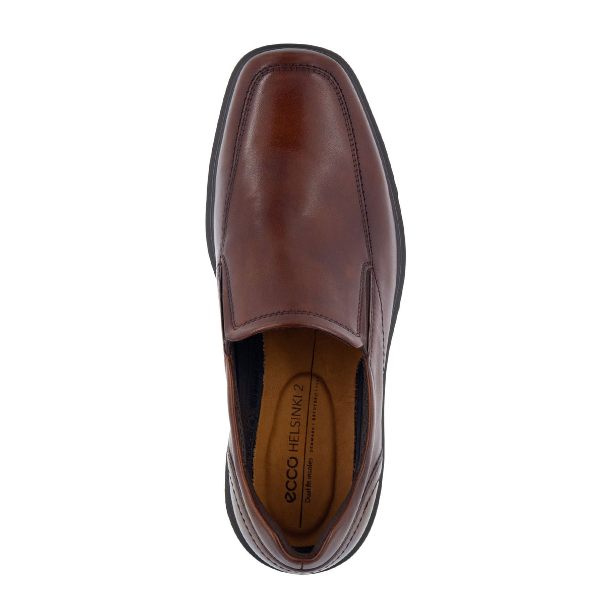 ECCO Helsinki 2.0 Apron Toe Slip On Loafer (Men) - Cognac Dress-Casual - Slip On - The Heel Shoe Fitters