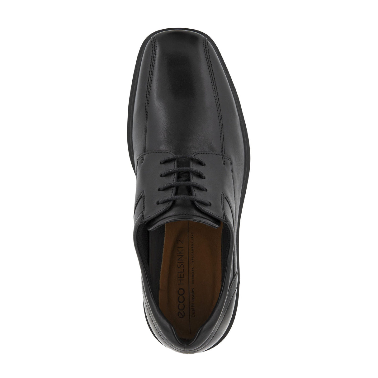 ECCO Helsinki 2.0 Bike Toe Tie Oxford (Men) - Black Dress-Casual - Oxford - The Heel Shoe Fitters
