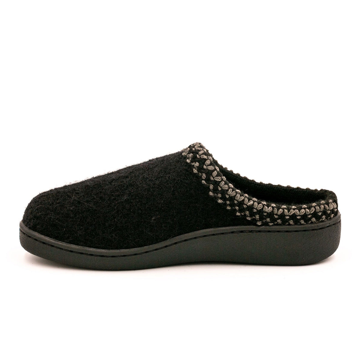 Haflinger AT 203 Slipper (Unisex) - Black Dress-Casual - Slipper - The Heel Shoe Fitters