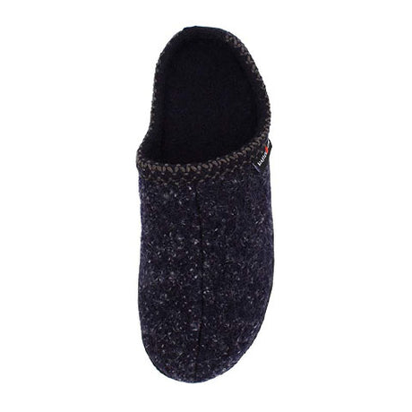 Haflinger AT Slipper (Unisex) - Navy Speckle Dress-Casual - Slippers - The Heel Shoe Fitters