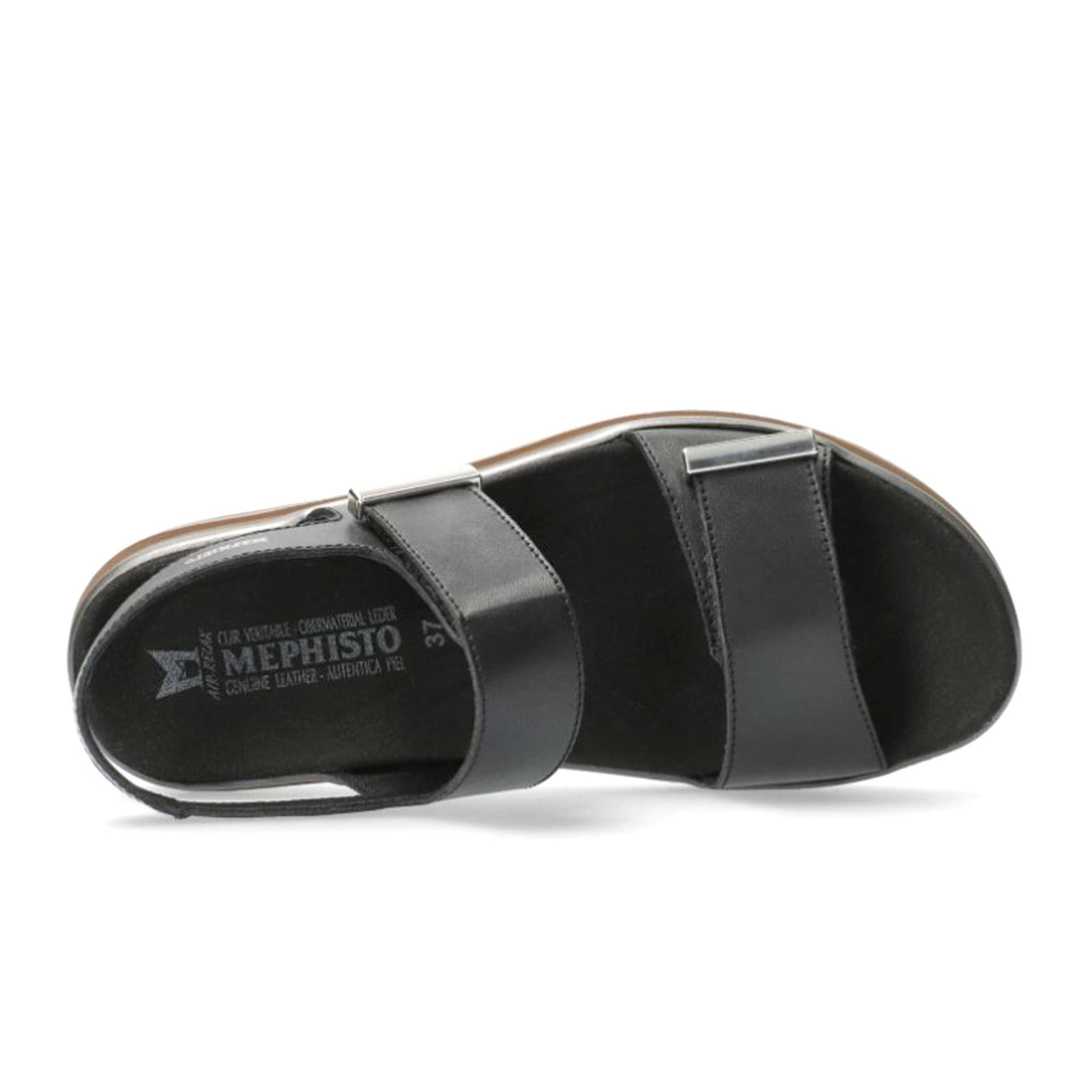 Mephisto Dominica Backstrap Sandal (Women) - Black Softy Sandal - Backstrap - The Heel Shoe Fitters