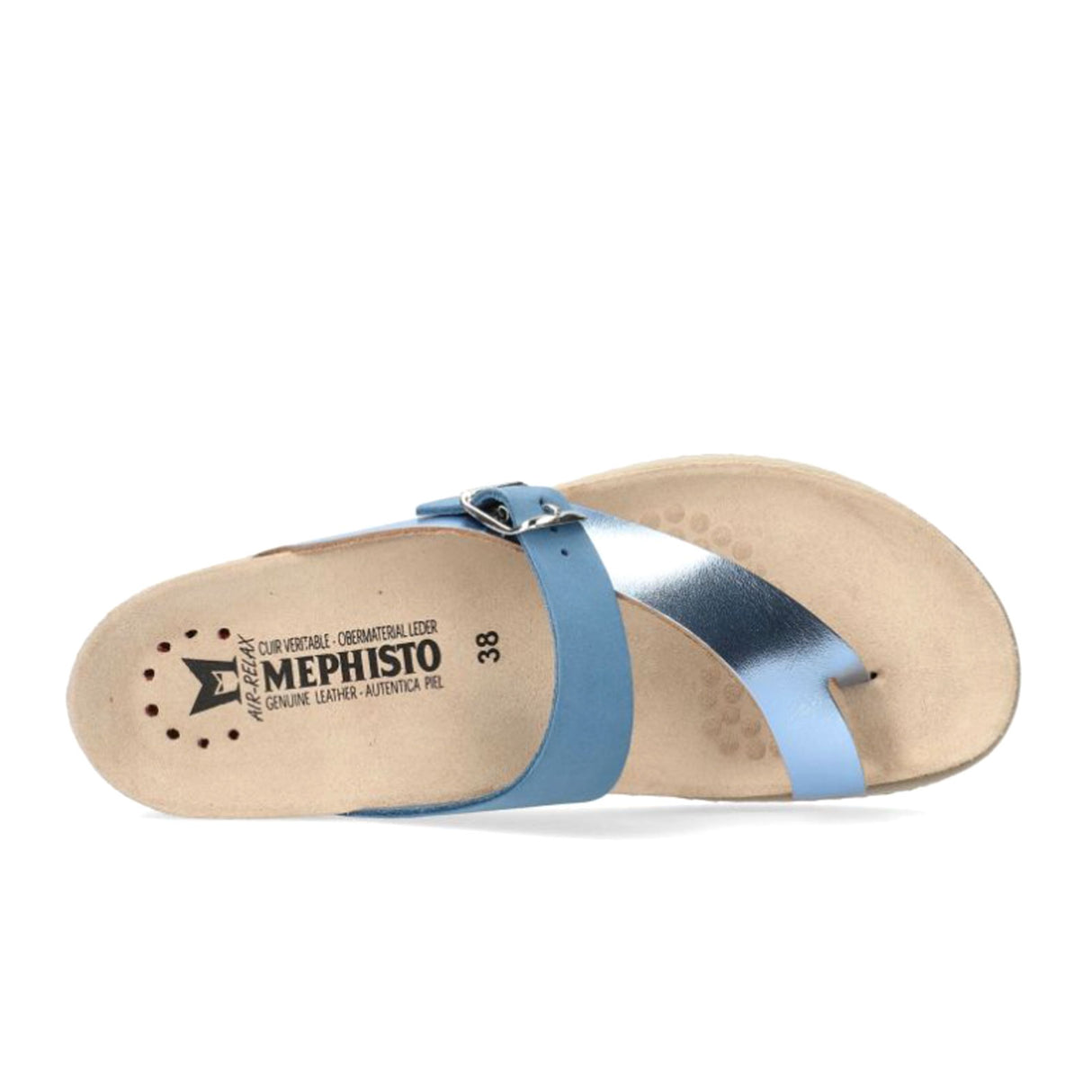 Mephisto Helen Mix Sandal (Women) - Sky Blue Vega Sandal - Thong - The Heel Shoe Fitters