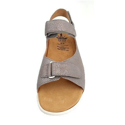 Ganter Genda (Women) - Sterling Sandals - Backstrap - The Heel Shoe Fitters