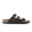 Birkenstock Florida Birko-Flor Soft Footbed Slide Sandal (Women) - Black Sandals - Slide - The Heel Shoe Fitters