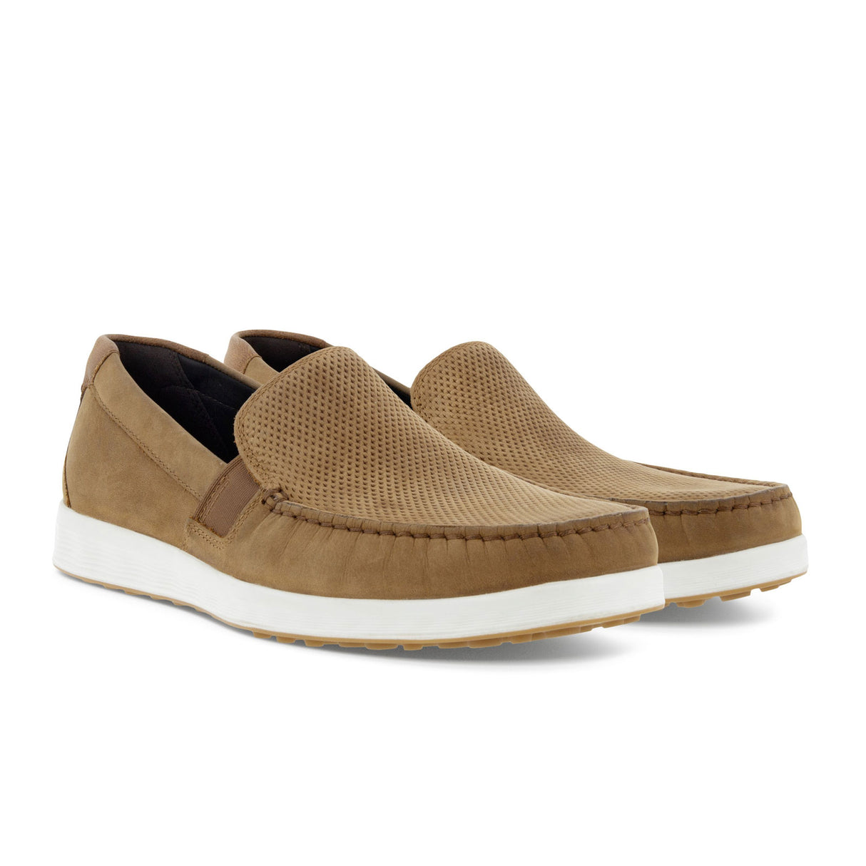 ECCO S Lite Moc Slip On (Men) - Camel/Cognac Dress-Casual - Slip On - The Heel Shoe Fitters