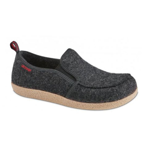 Giesswein Innsbruck Slip On (Unisex) - Charcoal Dress-Casual - Slip On - The Heel Shoe Fitters