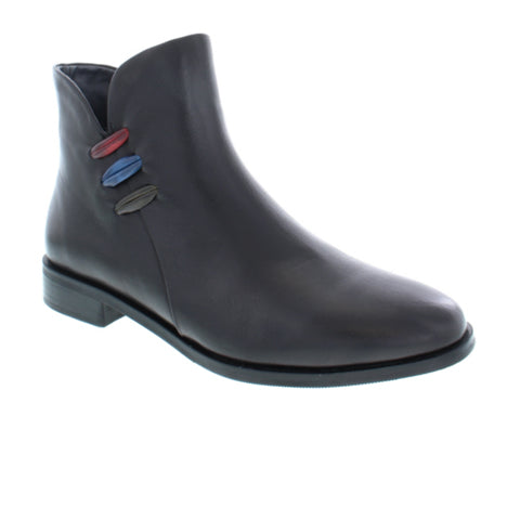 Canal Grande Paola 3 Ribbon Ankle Boot (Women) - Black Boots - Fashion - Ankle Boot - The Heel Shoe Fitters